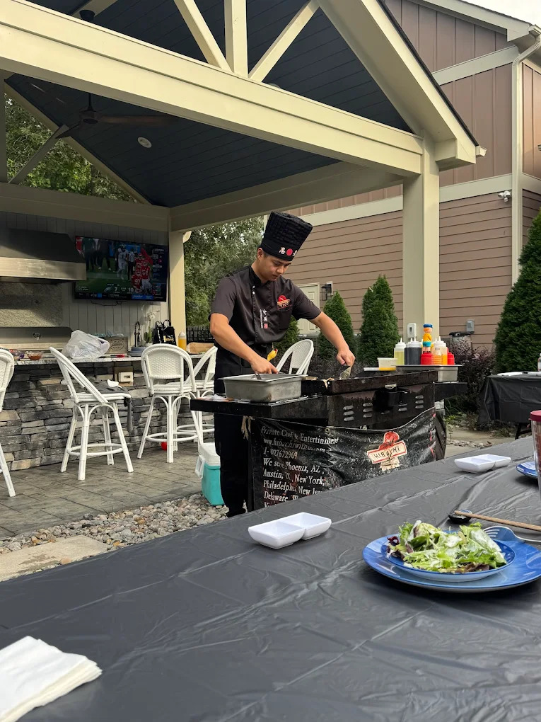 Historic neighborhood private hibachi in St. Augustine, Florida