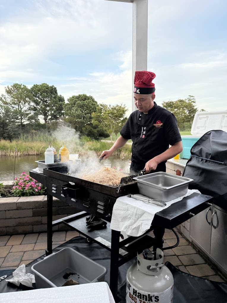 Family hibachi celebration with live chef in Katy, Texas