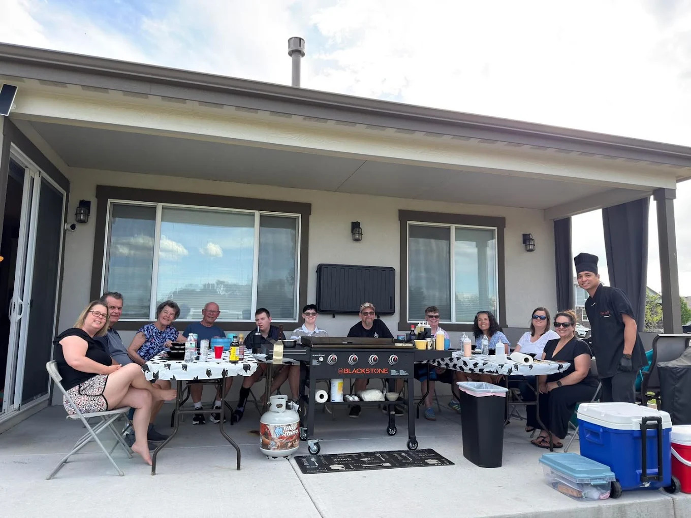 Private hibachi at a Delafield WI Lake Country estate